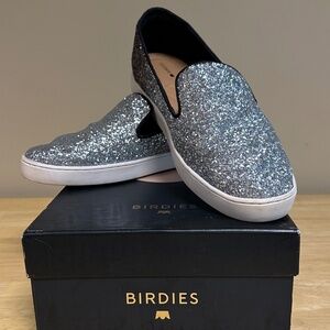 Birdies The Swift Ombre Glitter Slip-On Sneaker - Size 10